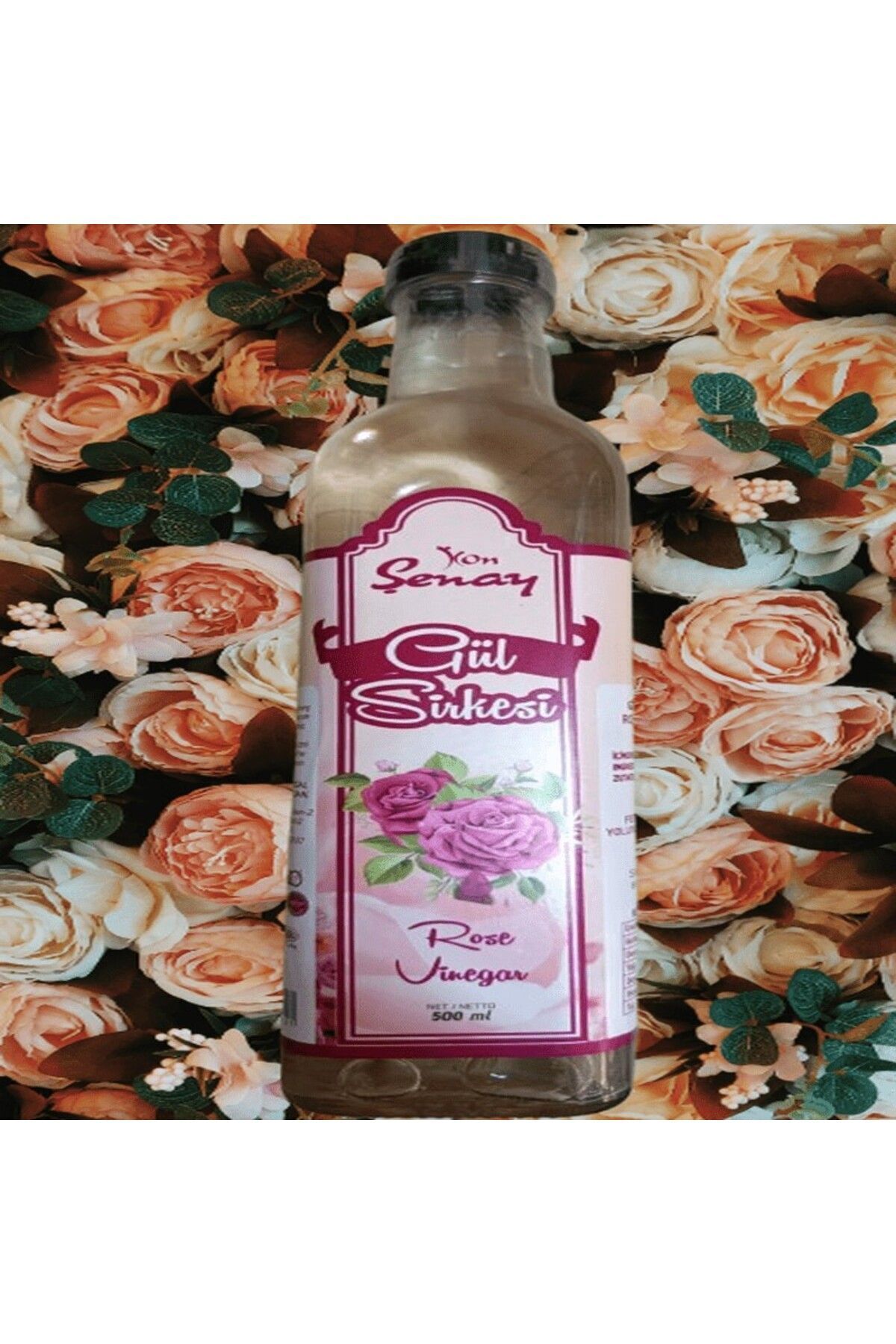 Doğal Gül Sirkesi 500 ml - Cilt Bakımı – Saç – Detoks